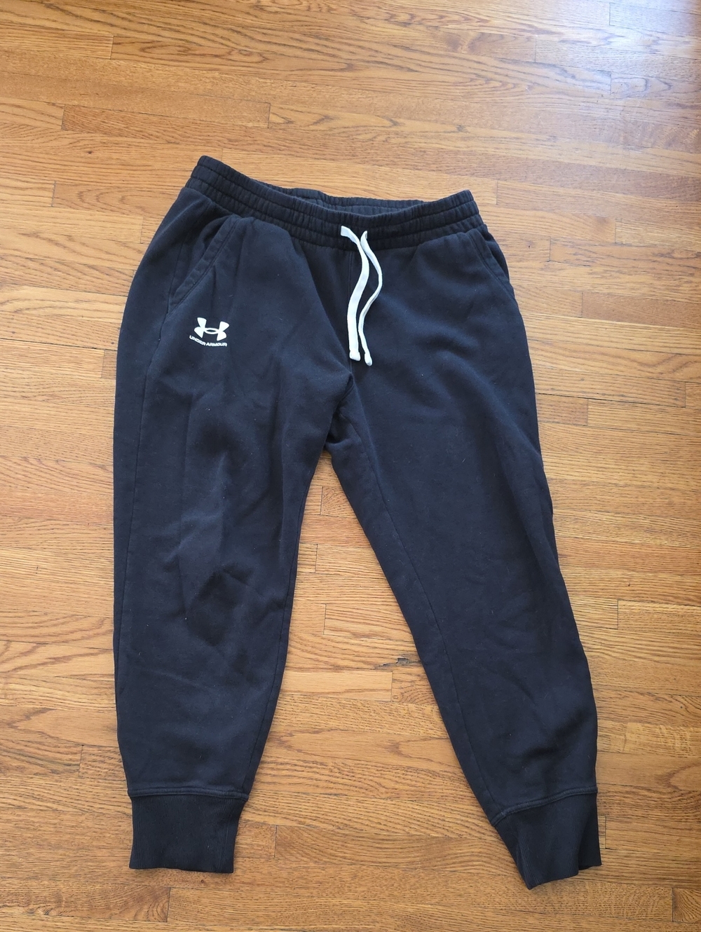 Under Armour Womens Black Jogger Sweatpants Size L